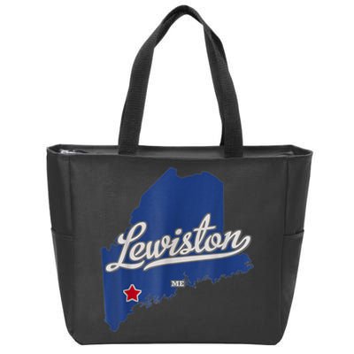 Lewiston Strong Zip Tote Bag