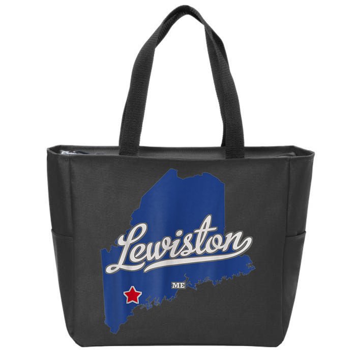 Lewiston Strong Zip Tote Bag