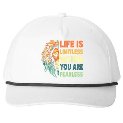 Leo Season Lion Motivational Inspirational Snapback Five-Panel Rope Hat