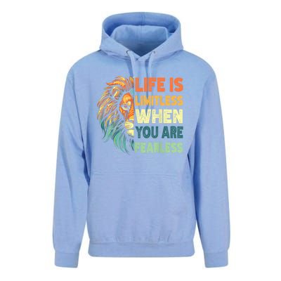 Leo Season Lion Motivational Inspirational Unisex Surf Hoodie