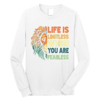 Leo Season Lion Motivational Inspirational Long Sleeve Shirt