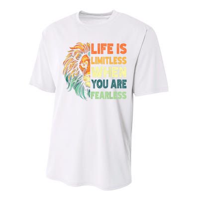 Leo Season Lion Motivational Inspirational Performance Sprint T-Shirt