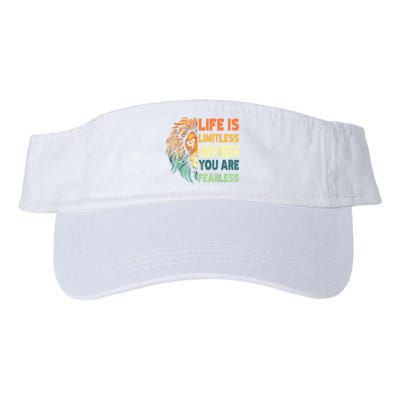 Leo Season Lion Motivational Inspirational Valucap Bio-Washed Visor