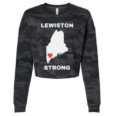 Lewiston Strong Cropped Pullover Crew