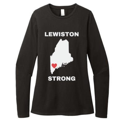 Lewiston Strong Womens CVC Long Sleeve Shirt