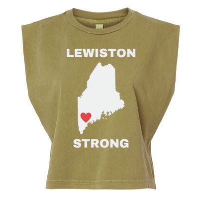 Lewiston Strong Garment-Dyed Women's Muscle Tee