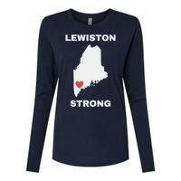 Lewiston Strong Womens Cotton Relaxed Long Sleeve T-Shirt