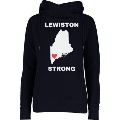 Lewiston Strong Womens Funnel Neck Pullover Hood