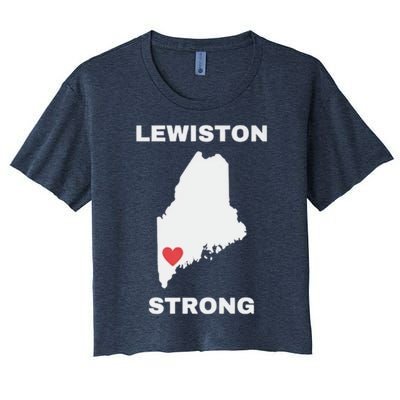 Lewiston Strong Women's Crop Top Tee