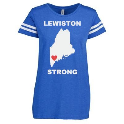 Lewiston Strong Enza Ladies Jersey Football T-Shirt