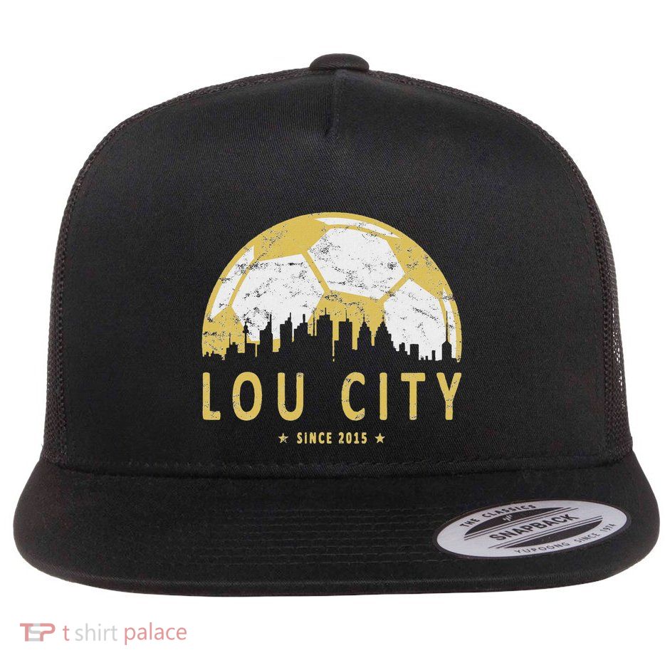 Louisville Soccer Flat Bill Trucker Hat