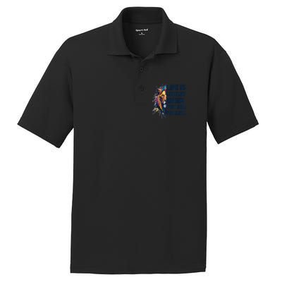 Leo Season Lion Motivational Inspirational PosiCharge RacerMesh Polo