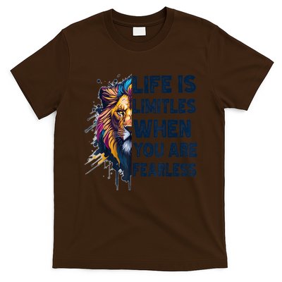 Leo Season Lion Motivational Inspirational T-Shirt