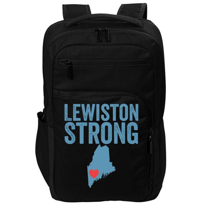 Lewiston Strong Lewiston Pray For Maine Impact Tech Backpack