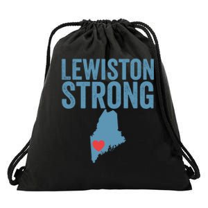 Lewiston Strong Lewiston Pray For Maine Drawstring Bag