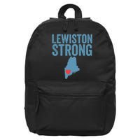 Lewiston Strong Lewiston Pray For Maine 16 in Basic Backpack