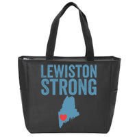 Lewiston Strong Lewiston Pray For Maine Zip Tote Bag