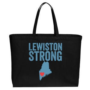 Lewiston Strong Lewiston Pray For Maine Cotton Canvas Jumbo Tote