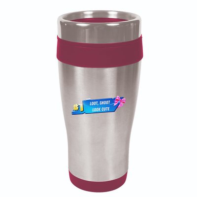 Loot Shoot Look Cute Gamer Girl Egirl Funny Cute Comfy Sassy 16oz Travel Tumbler