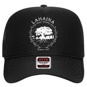 Lahaina Strong High Crown Mesh Back Trucker Hat