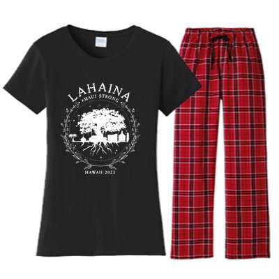 Lahaina Strong Women's Flannel Pajama Set