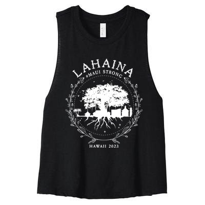 Lahaina Strong Women's Racerback Cropped Tank