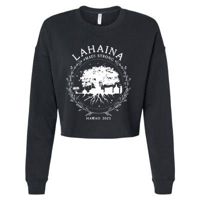 Lahaina Strong Cropped Pullover Crew