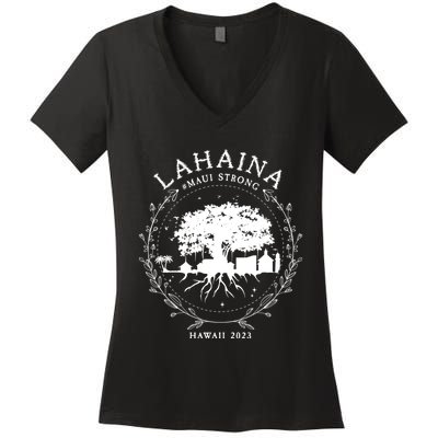 Lahaina Strong Women's V-Neck T-Shirt