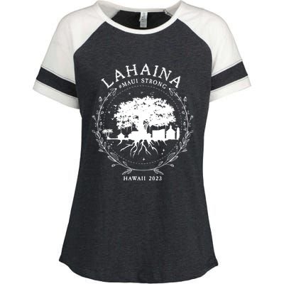 Lahaina Strong Enza Ladies Jersey Colorblock Tee