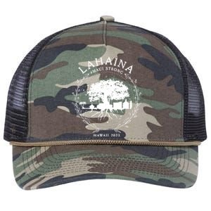 Lahaina Strong Retro Rope Trucker Hat Cap