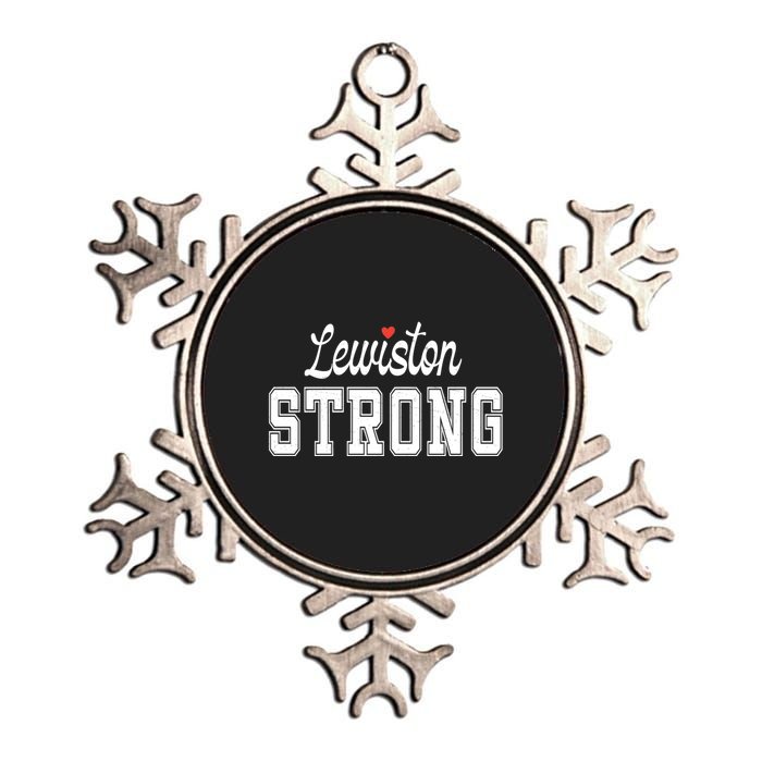 Lewiston Strong Metallic Star Ornament