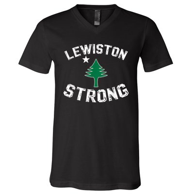 Lewiston Strong V-Neck T-Shirt