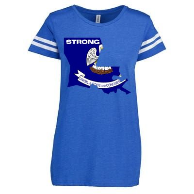 Louisiana Strong Enza Ladies Jersey Football T-Shirt