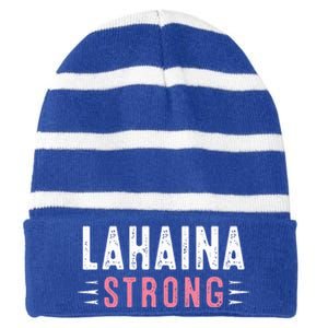 Lahaina Strong Striped Beanie with Solid Band