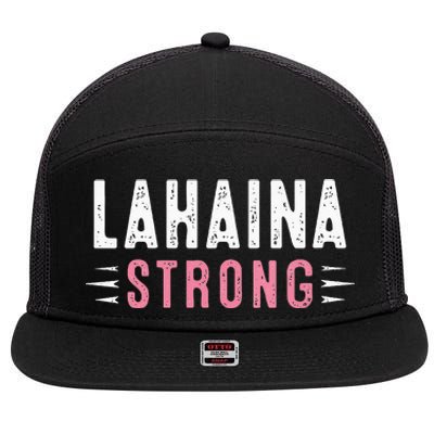 Lahaina Strong 7 Panel Mesh Trucker Snapback Hat