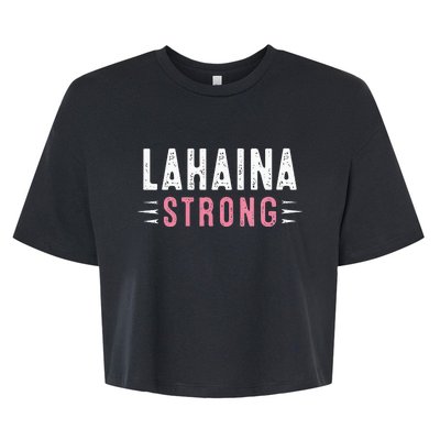 Lahaina Strong Bella+Canvas Jersey Crop Tee