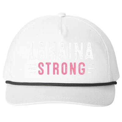 Lahaina Strong Snapback Five-Panel Rope Hat