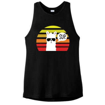 Llama SUP Ladies PosiCharge Tri-Blend Wicking Tank