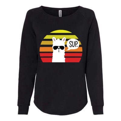 Llama SUP Womens California Wash Sweatshirt