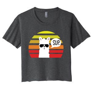 Llama SUP Women's Crop Top Tee