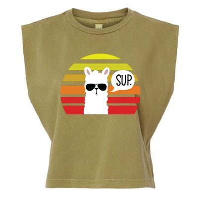 Llama SUP Garment-Dyed Women's Muscle Tee