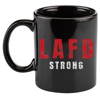Lafd Strong 11oz C Handle Ceramic Mug