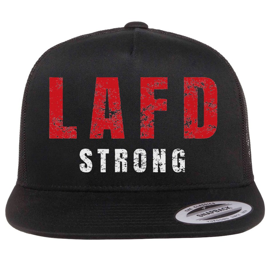 Lafd Strong Flat Bill Trucker Hat