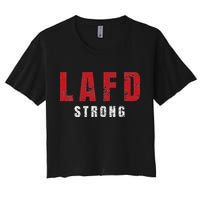Lafd Strong Women's Crop Top Tee