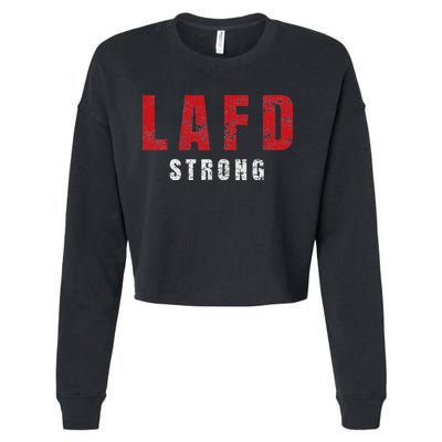 Lafd Strong Cropped Pullover Crew