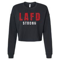 Lafd Strong Cropped Pullover Crew
