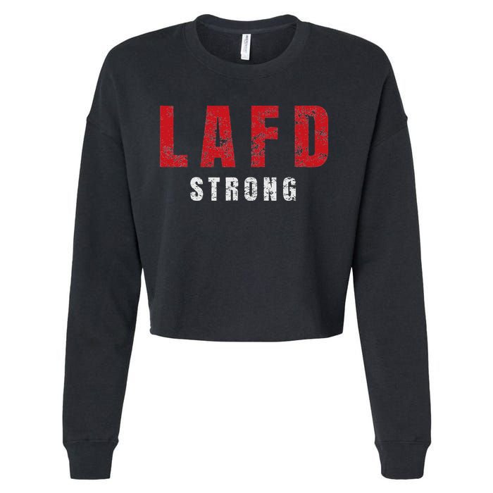 Lafd Strong Cropped Pullover Crew
