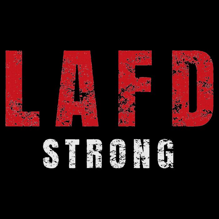 Lafd Strong Cropped Pullover Crew