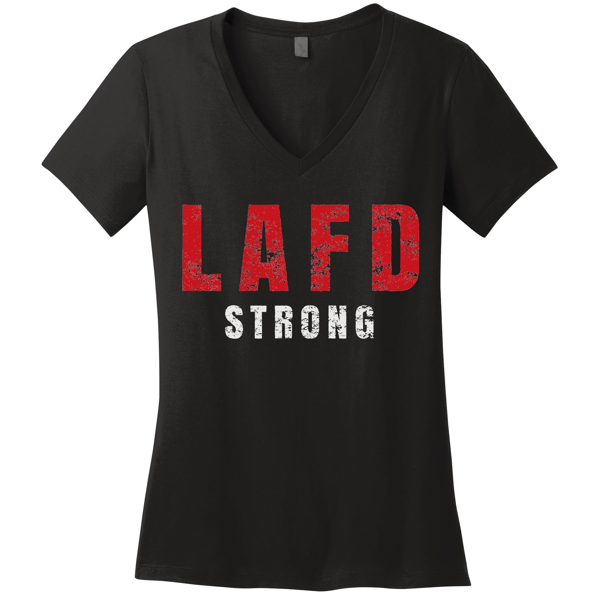 Lafd Strong Women's V-Neck T-Shirt