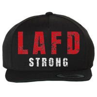Lafd Strong Wool Snapback Cap